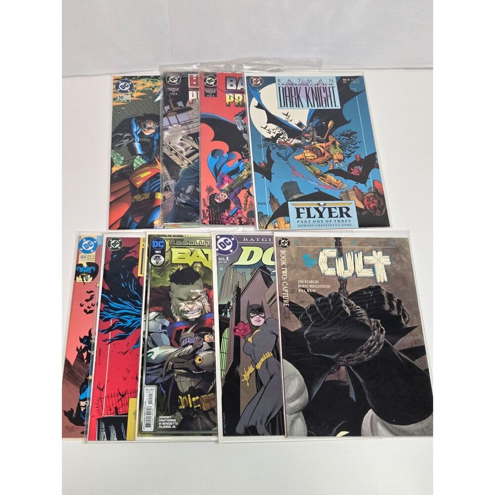 DC Batman Gotham Variant Comic Book Lot | Mixed 9-Issue Set Collector Bundle